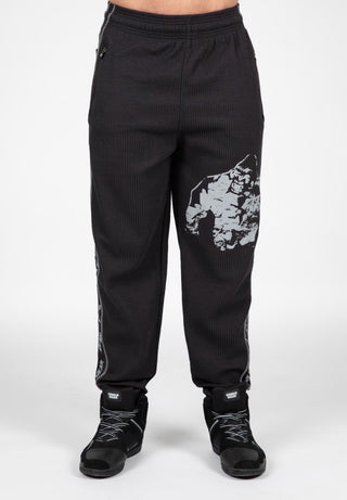 Gorilla Wear Buffalo Old School Workout Pants - Black/Grey - Urban Gym Wear