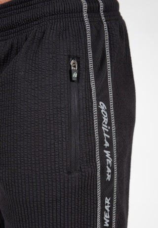 Gorilla Wear Buffalo Old School Workout Pants - Black/Grey - Urban Gym Wear