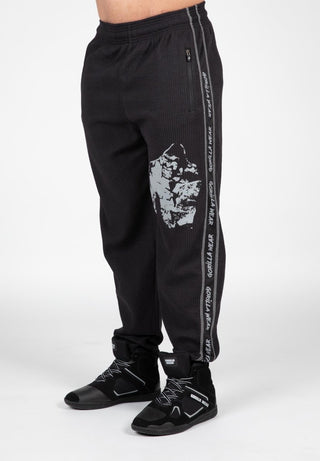 Gorilla Wear Buffalo Old School Workout Pants - Black/Grey - Urban Gym Wear