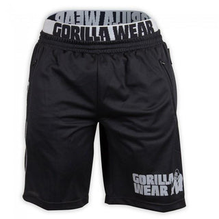 Gorilla Wear California Mesh Shorts - Black-Grey - Urban Gym Wear