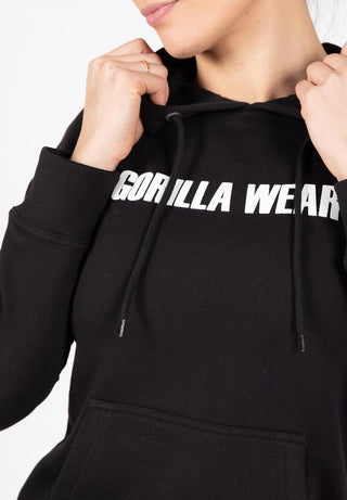 Gorilla Wear Charlotte Hoodie - Black - Urban Gym Wear