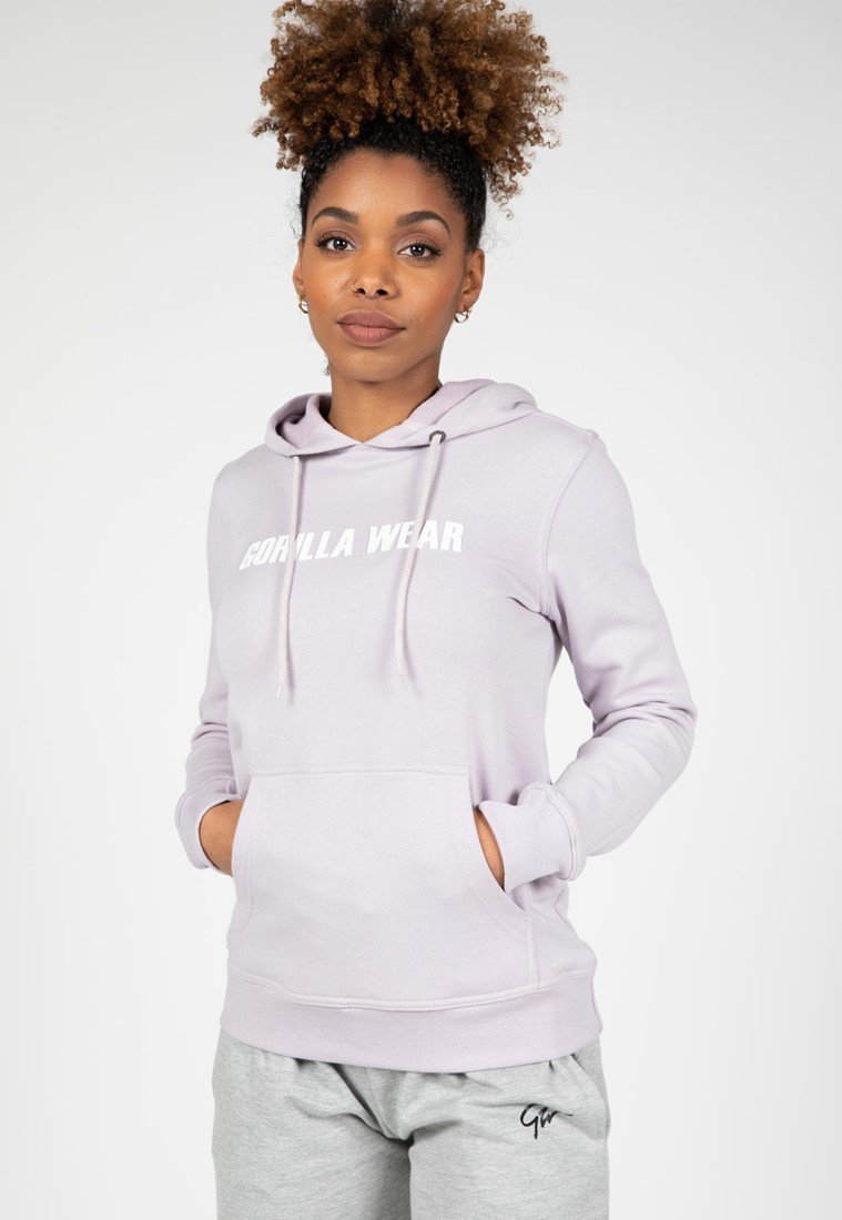 Gorilla Wear Charlotte Hoodie Lilac Urban Gym Wear