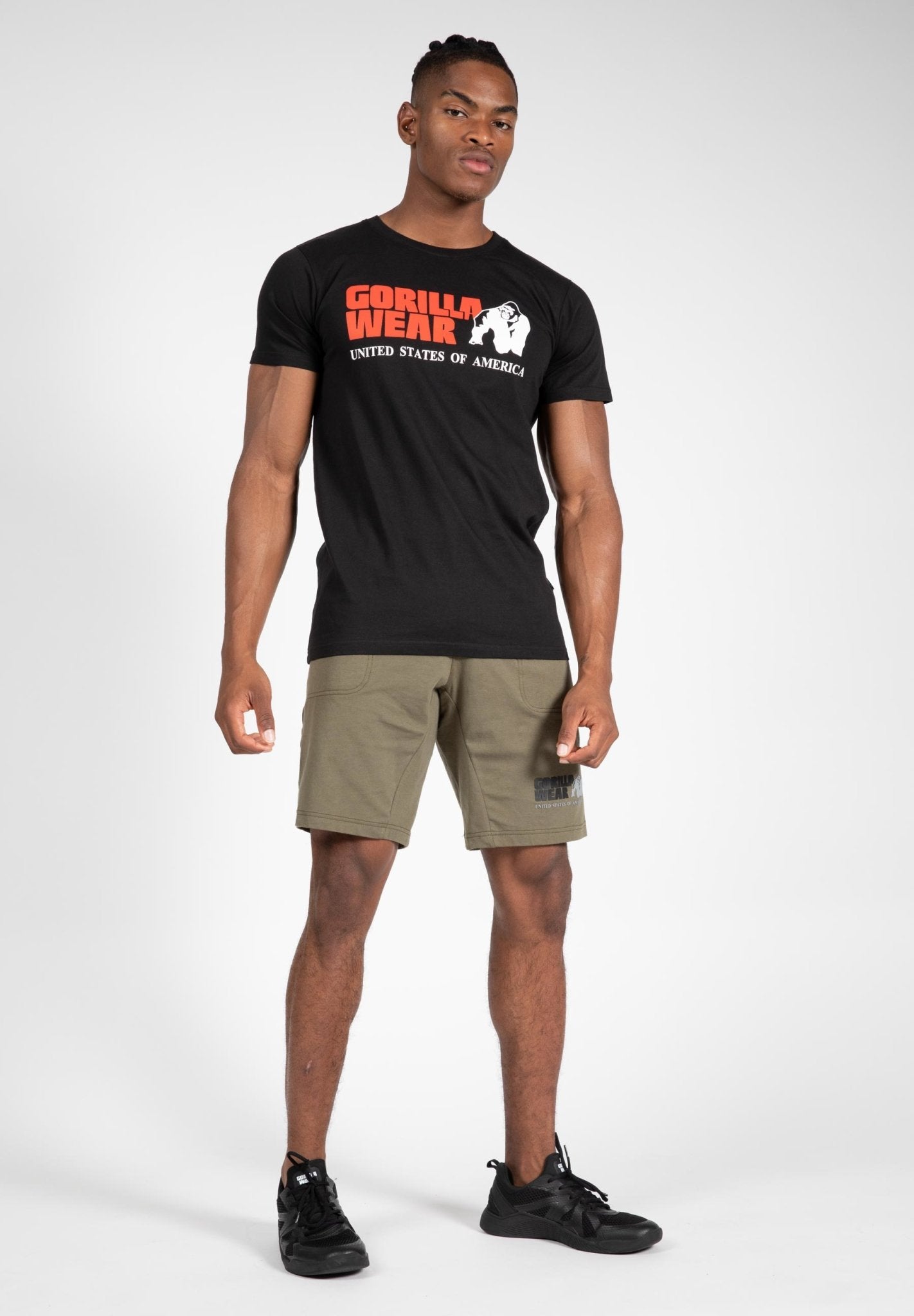 Gorilla Wear Classic T-Shirt - Black - Urban Gym Wear