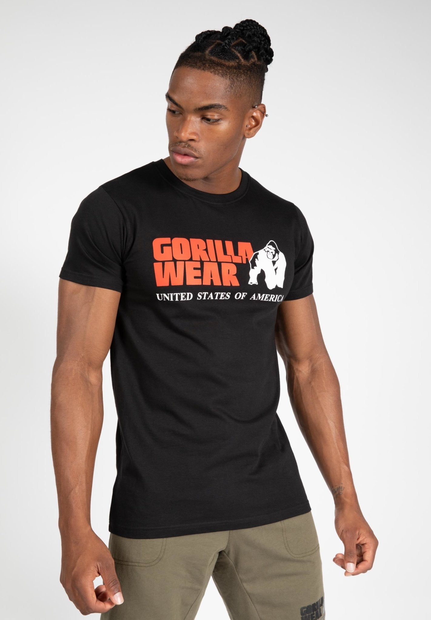 Gorilla Wear Classic T-Shirt - Black - Urban Gym Wear