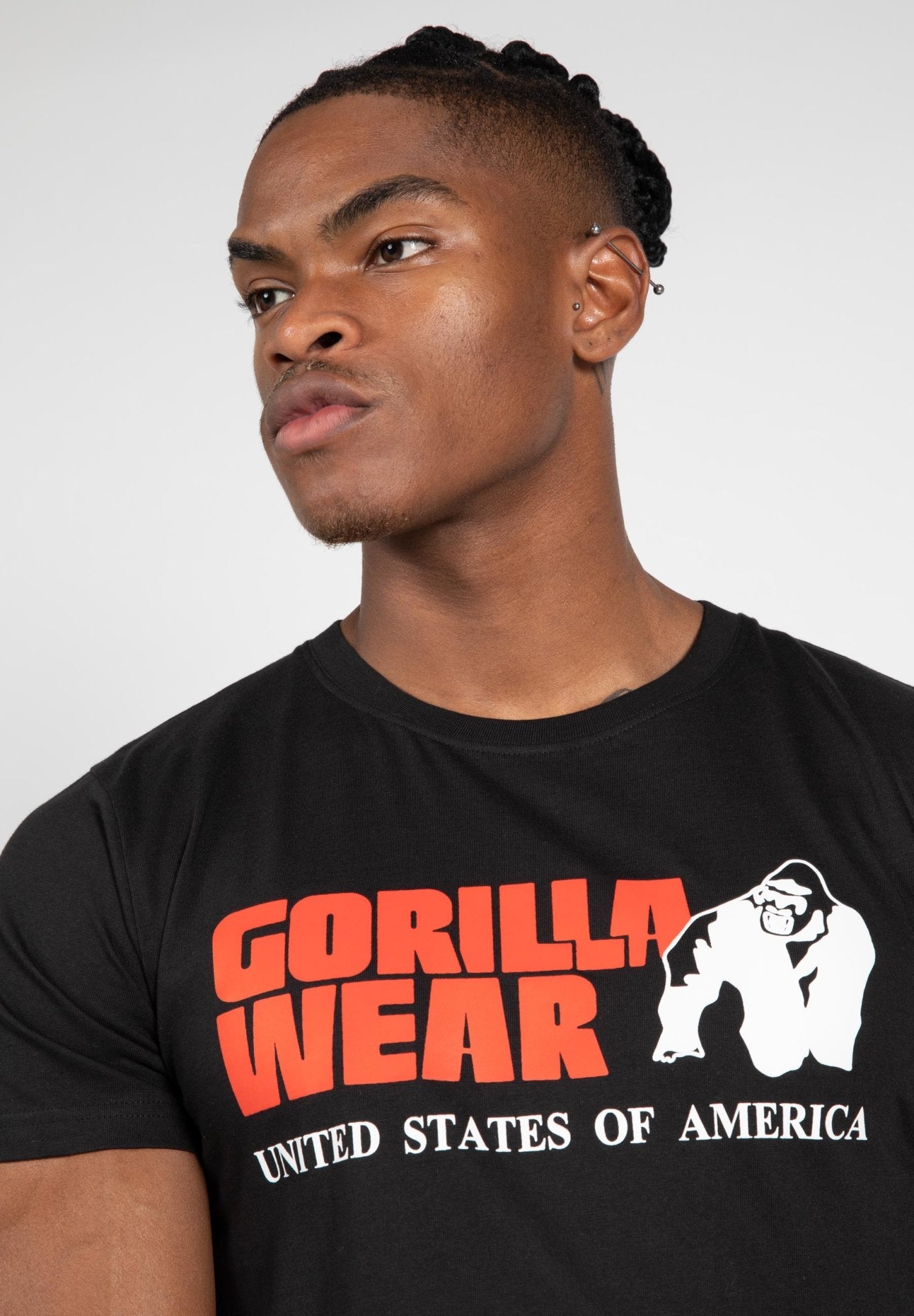 Gorilla Wear Classic T-Shirt - Black - Urban Gym Wear