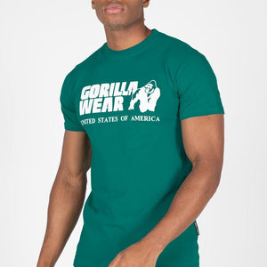 Gorilla Wear Classic T-Shirt - Teal Green – Urban Gym Wear