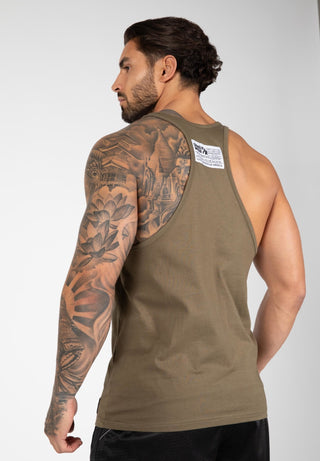 Gorilla Wear Classic Tank Top - Army Green - Urban Gym Wear