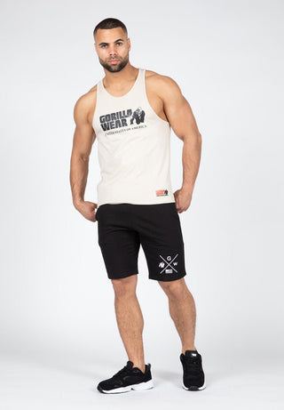 Gorilla Wear Classic Tank Top - Beige - Urban Gym Wear