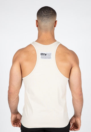 Gorilla Wear Classic Tank Top - Beige - Urban Gym Wear