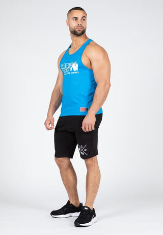 Gorilla Wear Classic Tank Top - Blue - Urban Gym Wear