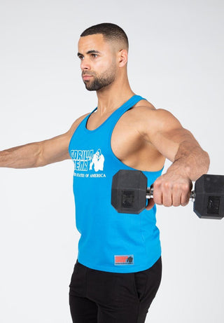 Gorilla Wear Classic Tank Top - Blue - Urban Gym Wear