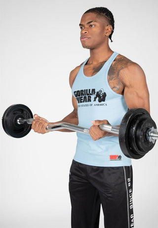 Gorilla Wear Classic Tank Top - Light Blue - Urban Gym Wear