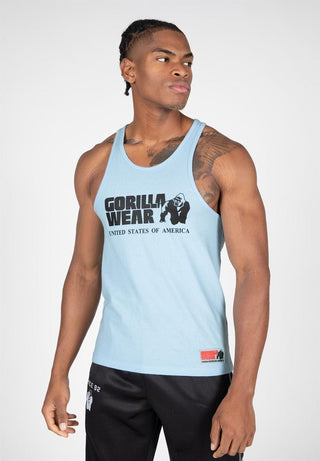 Gorilla Wear Classic Tank Top - Light Blue - Urban Gym Wear