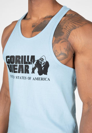 Gorilla Wear Classic Tank Top - Light Blue - Urban Gym Wear