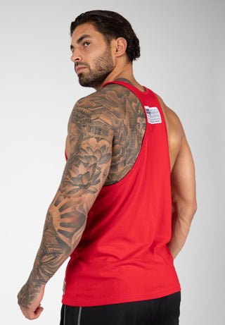 Gorilla Wear Classic Tank Top - Tango Red - Urban Gym Wear