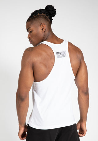 Gorilla Wear Classic Tank Top - White - Urban Gym Wear