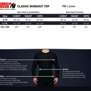 Gorilla Wear Classic Workout Top - Black - Urban Gym Wear