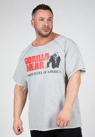 Gorilla Wear Classic Workout Top - Greymelange - Urban Gym Wear