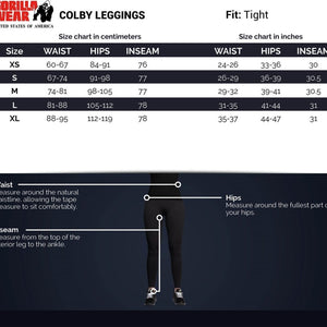 Gorilla Wear Colby Leggings - Black - Urban Gym Wear