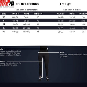 Gorilla Wear Colby Leggings - Blue/Pink - Urban Gym Wear