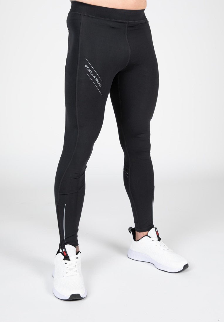 Gorilla Wear Cooper Men's Tights - Black - Urban Gym Wear