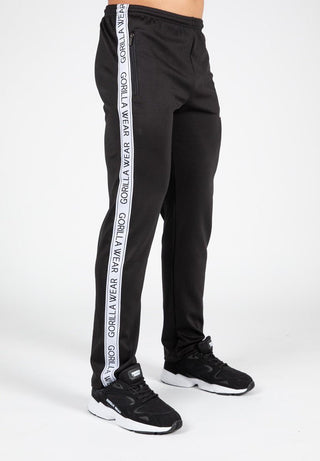 Gorilla Wear Delaware Track Pants - Black - Urban Gym Wear