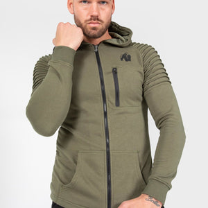 Gorilla Wear Delta Hoodie - Army Green - Urban Gym Wear