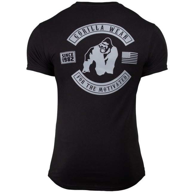 Gorilla Wear Detroit T-Shirt - Black - Urban Gym Wear
