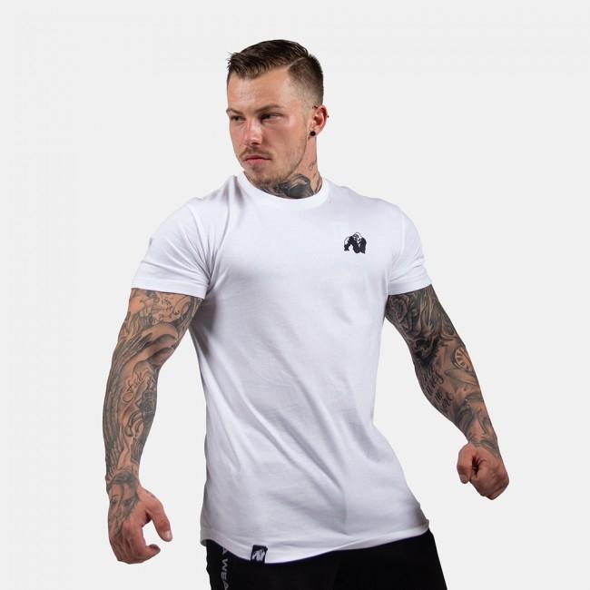 GORILLA WEAR Classic T-Shirt - White White S at  Men's