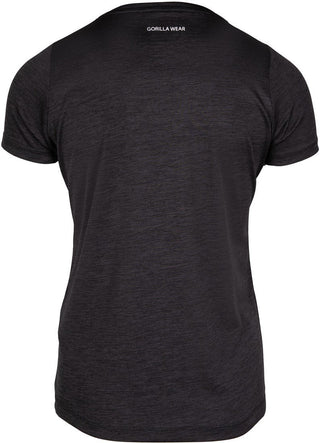 Gorilla Wear Elmira V-Neck T-Shirt - Black - Urban Gym Wear