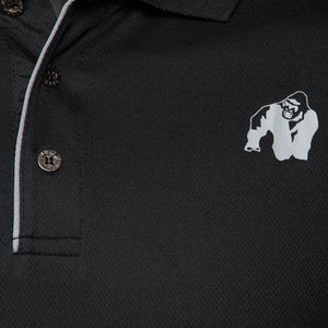 Gorilla Wear Forbes Polo - Black - Urban Gym Wear