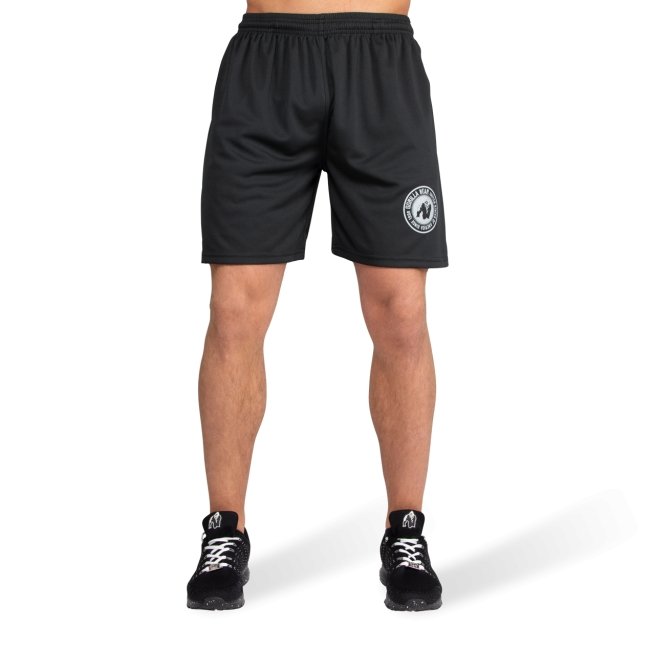 Gorilla Wear Forbes Shorts - Black - Urban Gym Wear