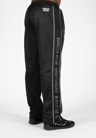 Gorilla Wear Functional Mesh Pants - Black/Green - Urban Gym Wear