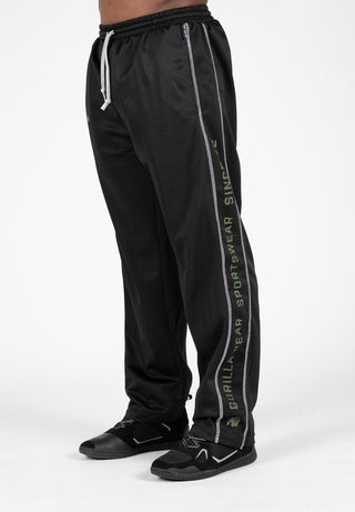 Gorilla Wear Functional Mesh Pants - Black/Green - Urban Gym Wear