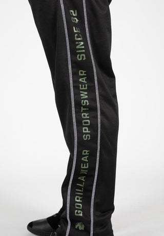 Gorilla Wear Functional Mesh Pants - Black/Green - Urban Gym Wear