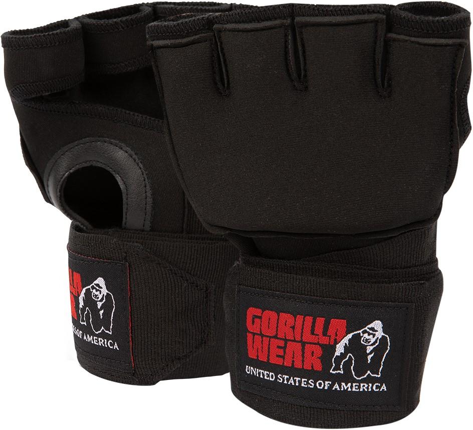 Dallas Wrist Wrap Gloves - Black - XL Gorilla Wear