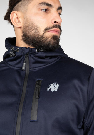 Gorilla Wear Glendale Softshell Jacket - Navy - Urban Gym Wear