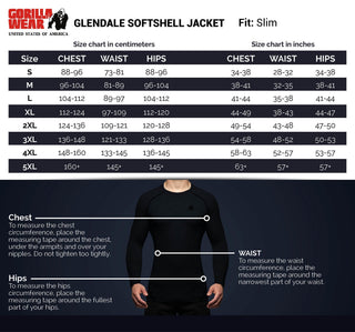 Gorilla Wear Glendale Softshell Jacket - Navy - Urban Gym Wear