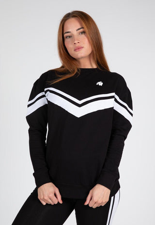 Gorilla Wear Hailey Oversized Sweatshirt - Black - Urban Gym Wear