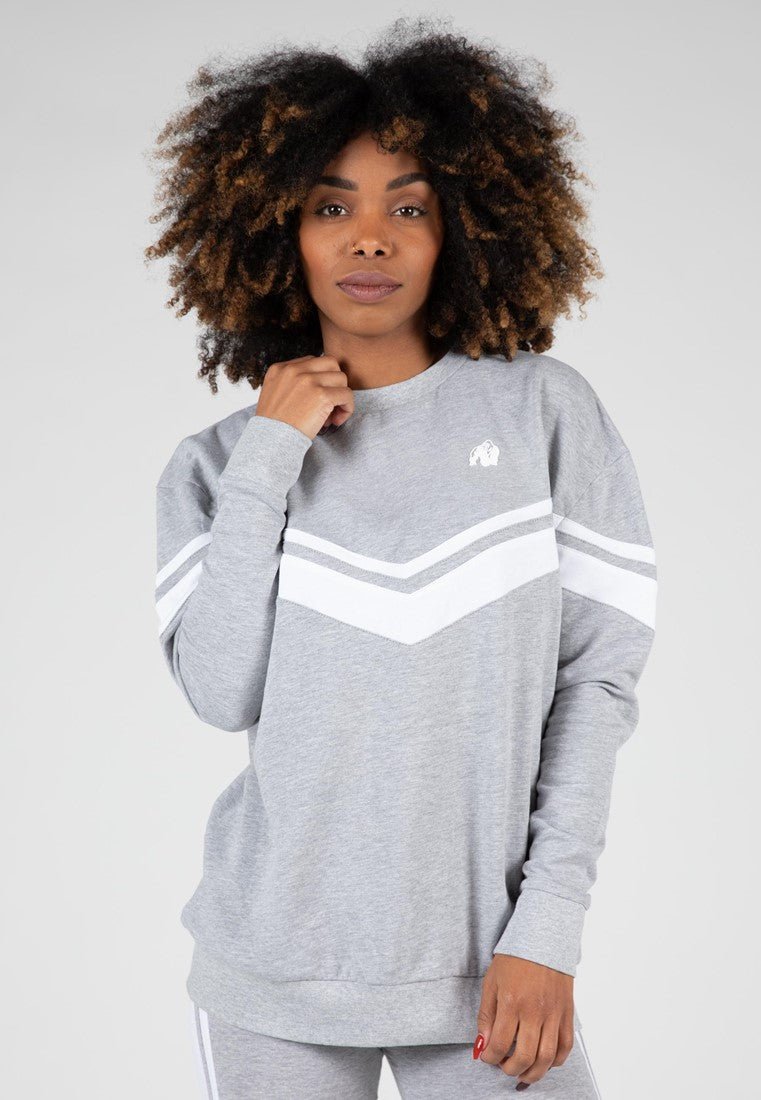 Originals linear crop outlet crew sweatshirt