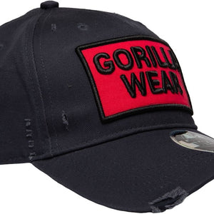 Gorilla Wear Harrison Cap - Black-Red - Urban Gym Wear