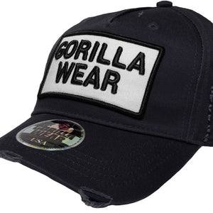Gorilla Wear Harrison Cap - Black-White - Urban Gym Wear