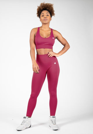Gorilla Wear Hilton Seamless Leggings - Fuchsia - Urban Gym Wear