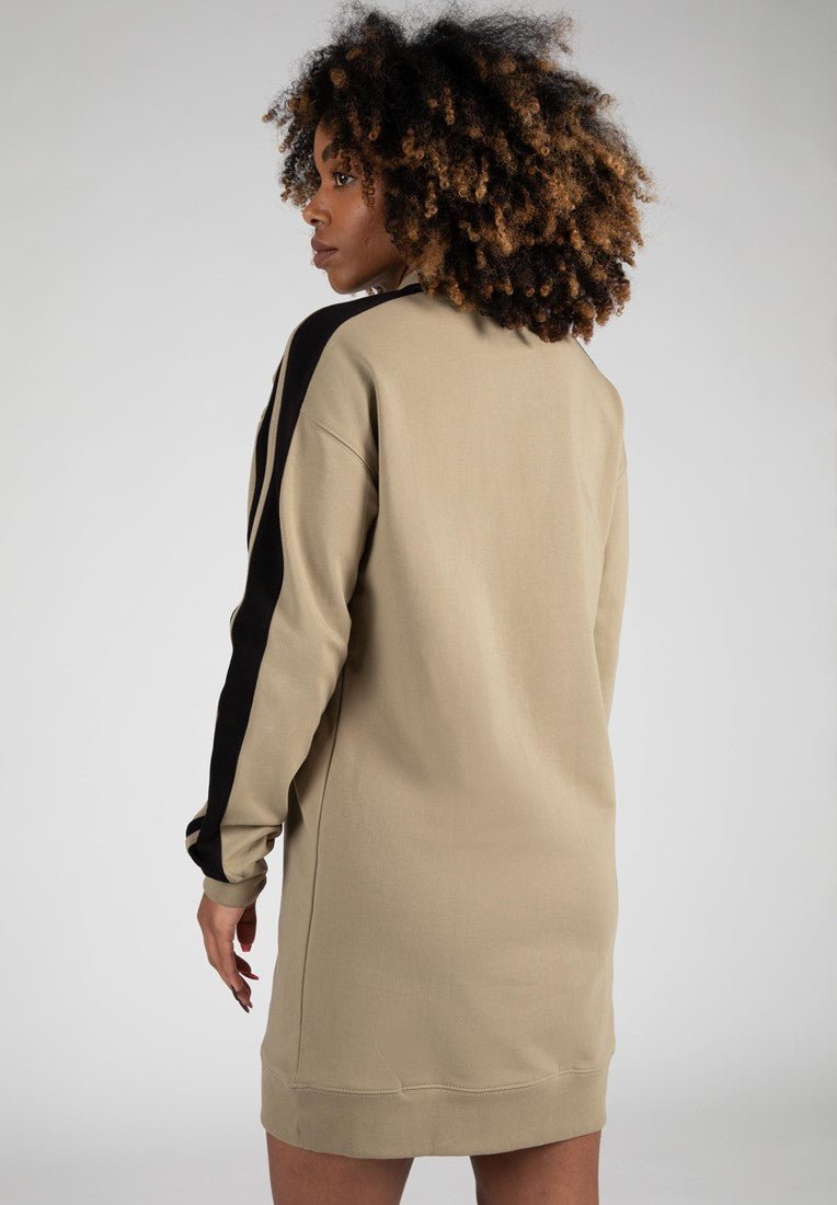 Beige deals sweatshirt dress