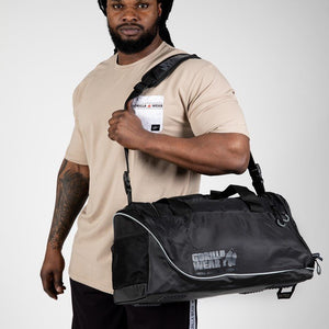Gorilla Wear Jerome Gym Bag 2.0 - Black/Gray - Urban Gym Wear