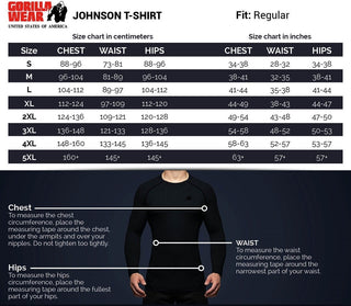 Gorilla Wear Johnson T-Shirt - Black - Urban Gym Wear