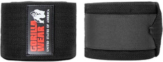 Gorilla Wear Knee Wraps - Black - Urban Gym Wear