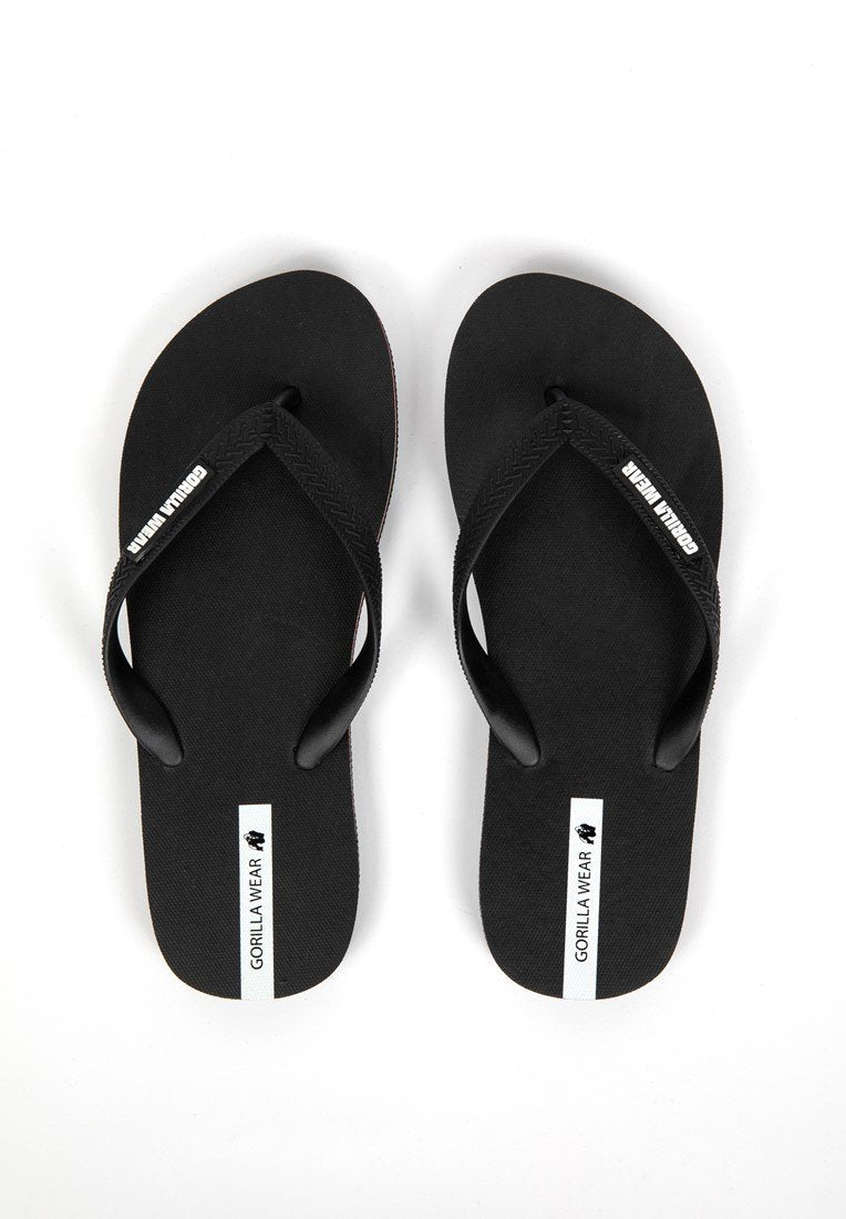 Gorilla Wear Komo Flip Flops - Black – Urban Gym Wear