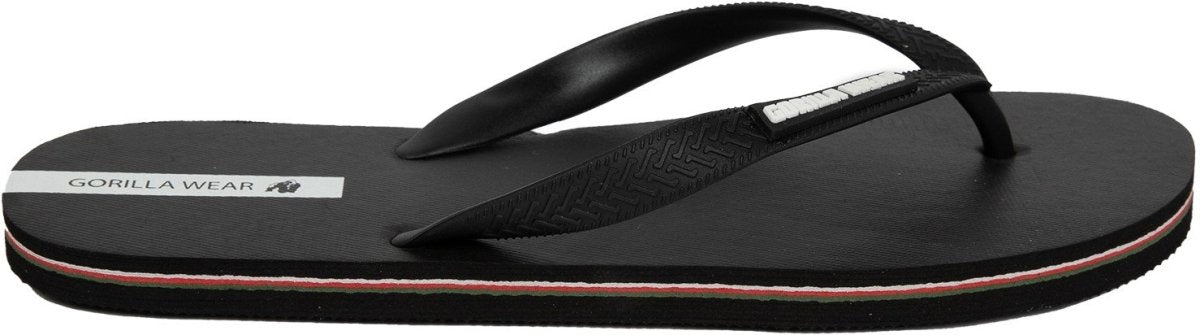 Gorilla Wear Komo Flip Flops - Black – Urban Gym Wear