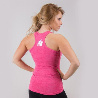 Gorilla Wear Leakey Tank Top - Pink - Urban Gym Wear